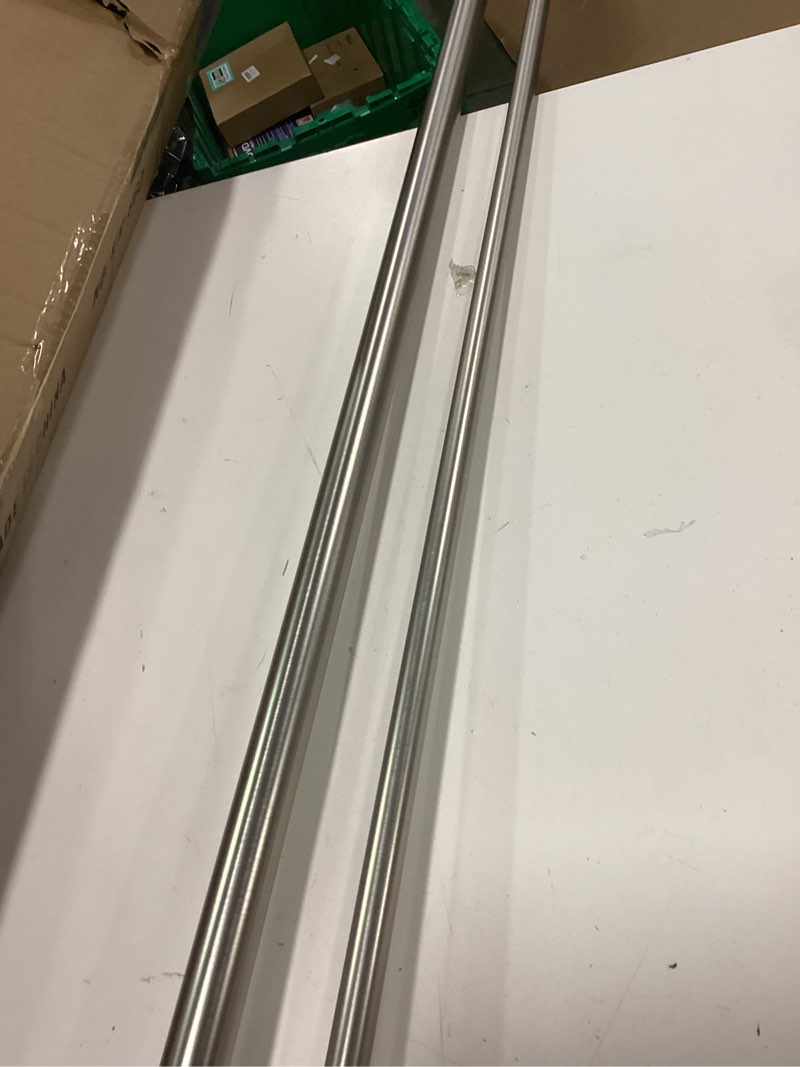 Condition photo showing Good Condition for U Loft Classic Knob Drapery Rod Set Of 2 Adjustable 30”- 84” Diameter 3/4 In