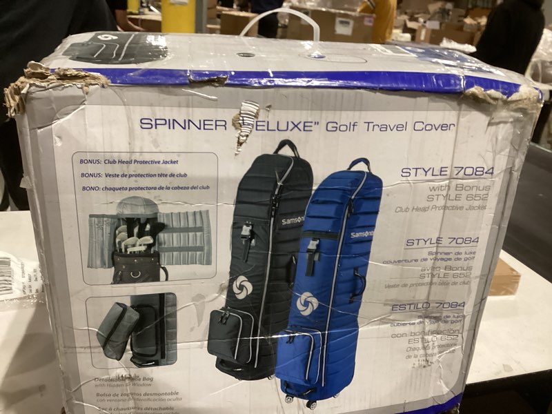 Condition photo showing As Is for Golf Premium Quilted Golf Travel Cover Navy