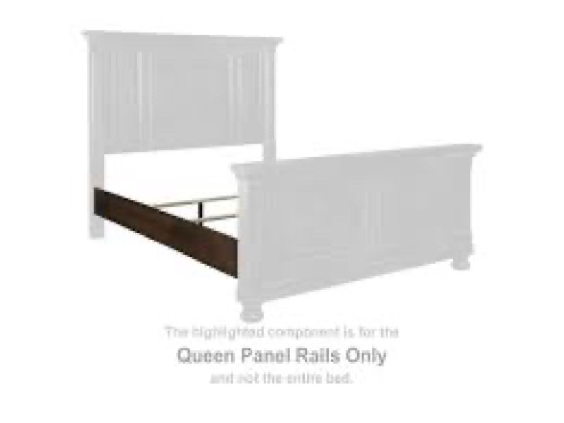 ashley furniture Queen panel Rails/ multi  
