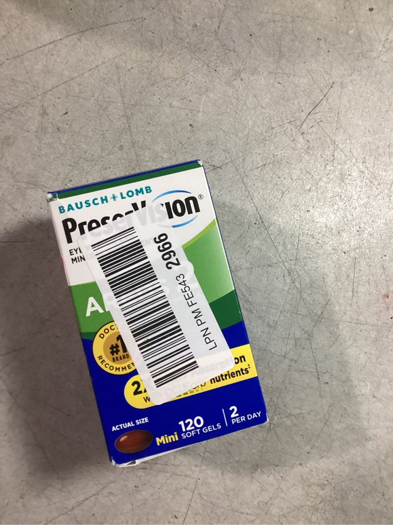 Condition photo showing New/Like New for PreserVision AREDS 2 Eye Vitamins, #1 Eye Doctor Recommended Brand, Lutein and Zeaxanthin Supplement with Vitamin C, Vitamin E,Zinc, and Copper, 130 Softgels (Minigels)