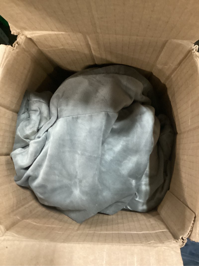 Condition photo showing As Is for bedelite body pillow cover with zipper closure, super soft and cozy fuzzy fleece body pillowcase 20 x 54 inches, luxury fluffy plush long body pillow pillowcase for fall and winter(gray) gray 54" x 20" (pack of 1)