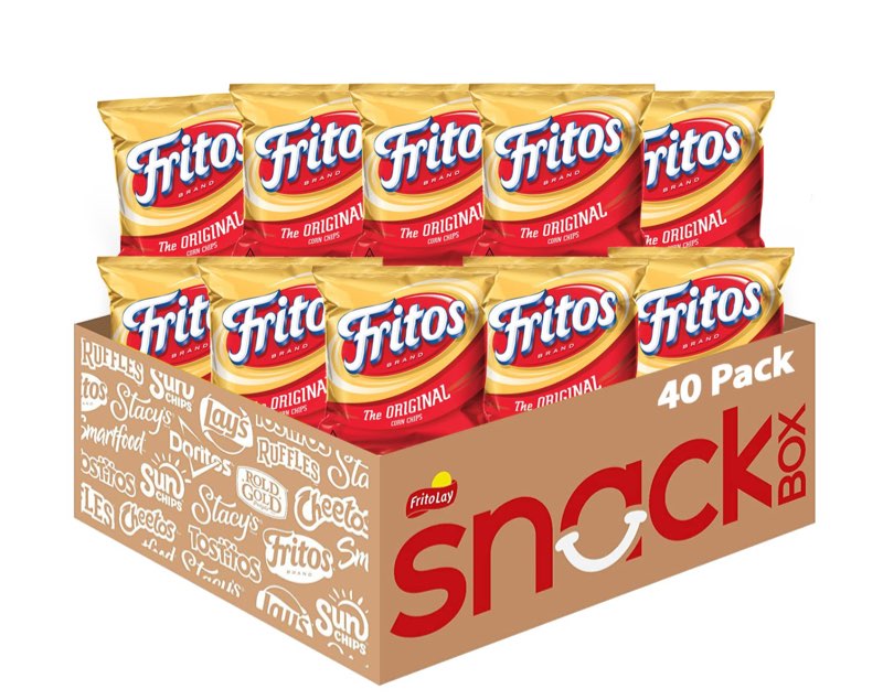 fritos corn chips, original, 1 ounce (pack of 40)(( use by/jul/29/2025))