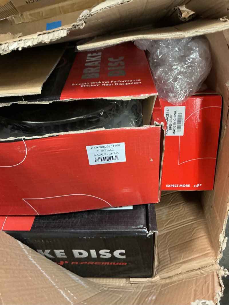 Condition photo showing Good Condition for a-premium front & rear vented disc brake rotors + ceramic pads kit compatible with select lexus and toyota models - lx570 2016-2020, land cruiser 2016-2021, sequoia 2008-2121, tundra 2007-2021, 12-pc f&r vented