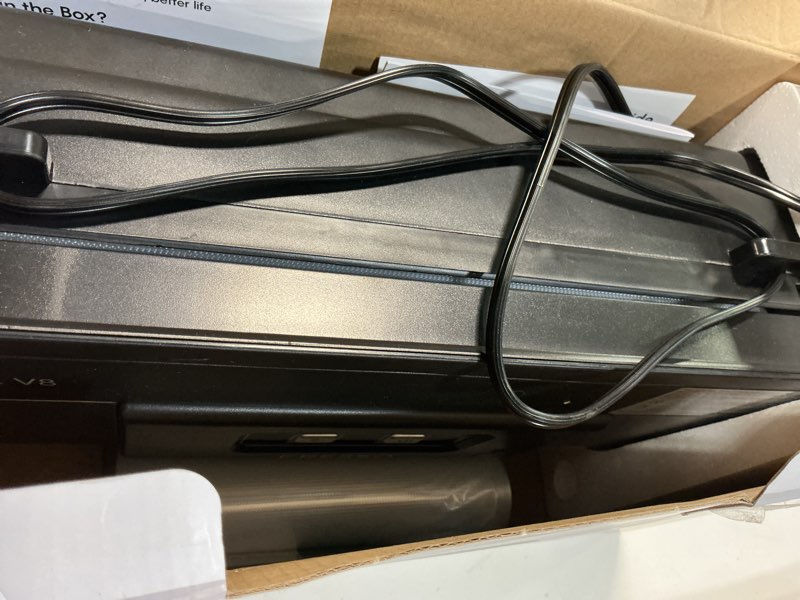 Condition photo showing Good Condition for fresko automatic vacuum sealer, powerful food vacuum sealer machine, auto dry-wet detection, bag cutter, 2 rolls bags, effortless operation, starter kit black 2 rolls bag