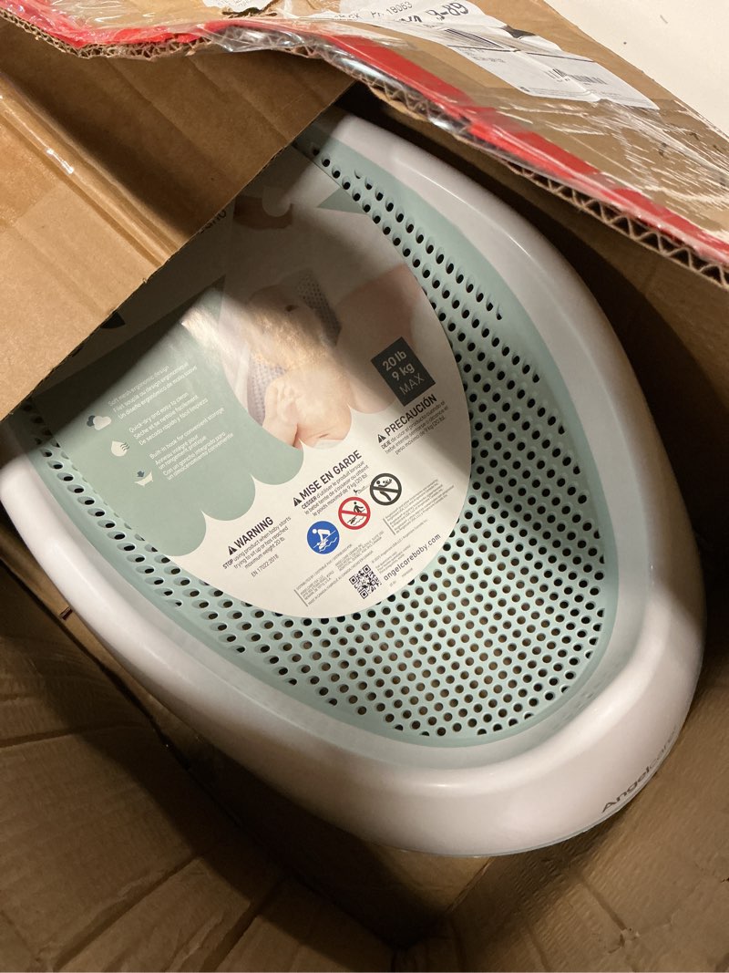 Condition photo showing Good Condition for angelcare baby bath support (aqua) | ideal for babies less than 6 months old bath support blue