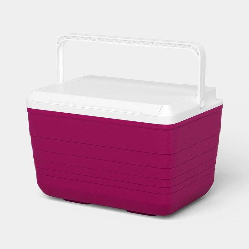 14 cans/10 qt hard sided cooler pink - sun squad™