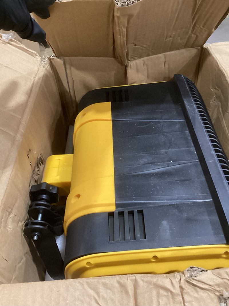 Condition photo showing As Is for Electric Snow Shovel for Dewalt 20V Max Battery, 11" Brushless Snow Blower with Adjustable Handle, Max 26 FT Snow Thrower, Cordless Snow Shovel 20V for Driveway, Sidewalk, Patio, Deck (No Battery)