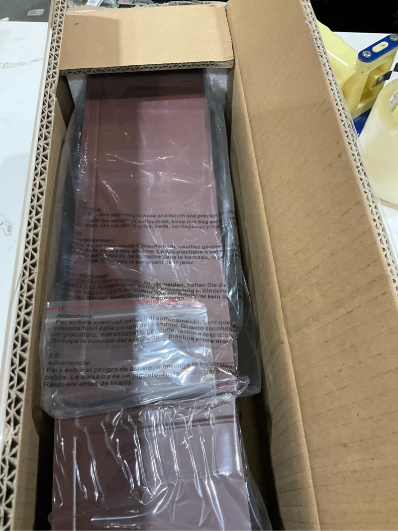Condition photo showing Good Condition for ahdecor modern storage floating shelves, perfect for enhancing decor and organization in any room, espresso brown, set of 3 3pcs espresso