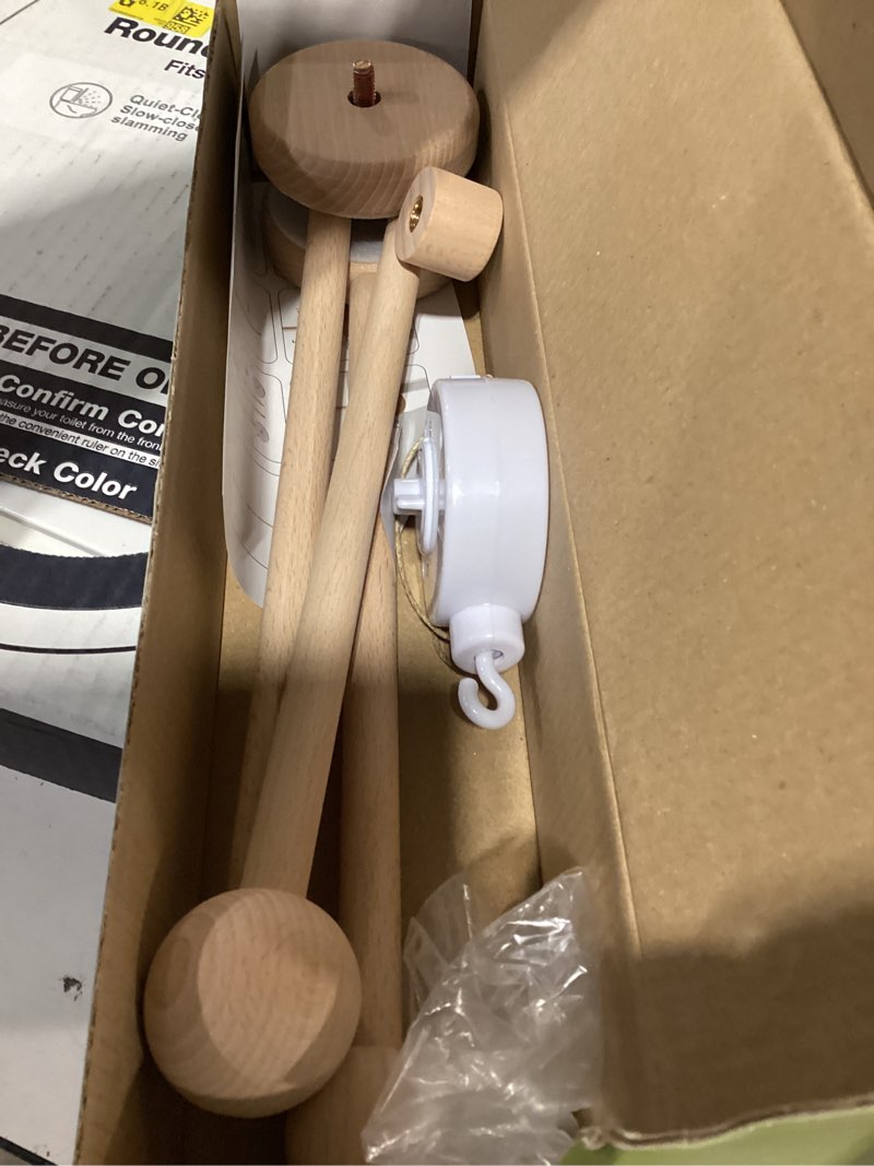 Condition photo showing Good Condition for Baby Crib Mobile Arm Wooden Holder 30 inch Beech Hangers with Rotating Music Box Nursery Decor Attachment Safe Anti Slip Set Wooden Baby Mobile Holder