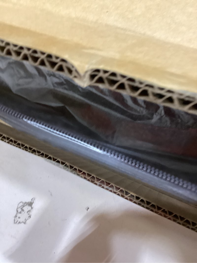 Condition photo showing New/Like New for ringtail peekaboo cat cave donut for multiple & large cats up to 30-45 lb, 3-in-1 self warming cat bed tunnel with 2 soft fluffy fleece pet blankets, scratch, detachable & washable (dark gray, large)