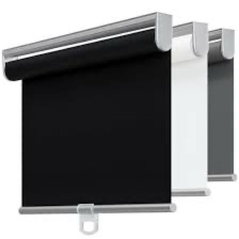 TOVALOR Cordless 100% Blackout Roller Shades for Windows,UV Protection Pull Down Shades,Room Darkeni