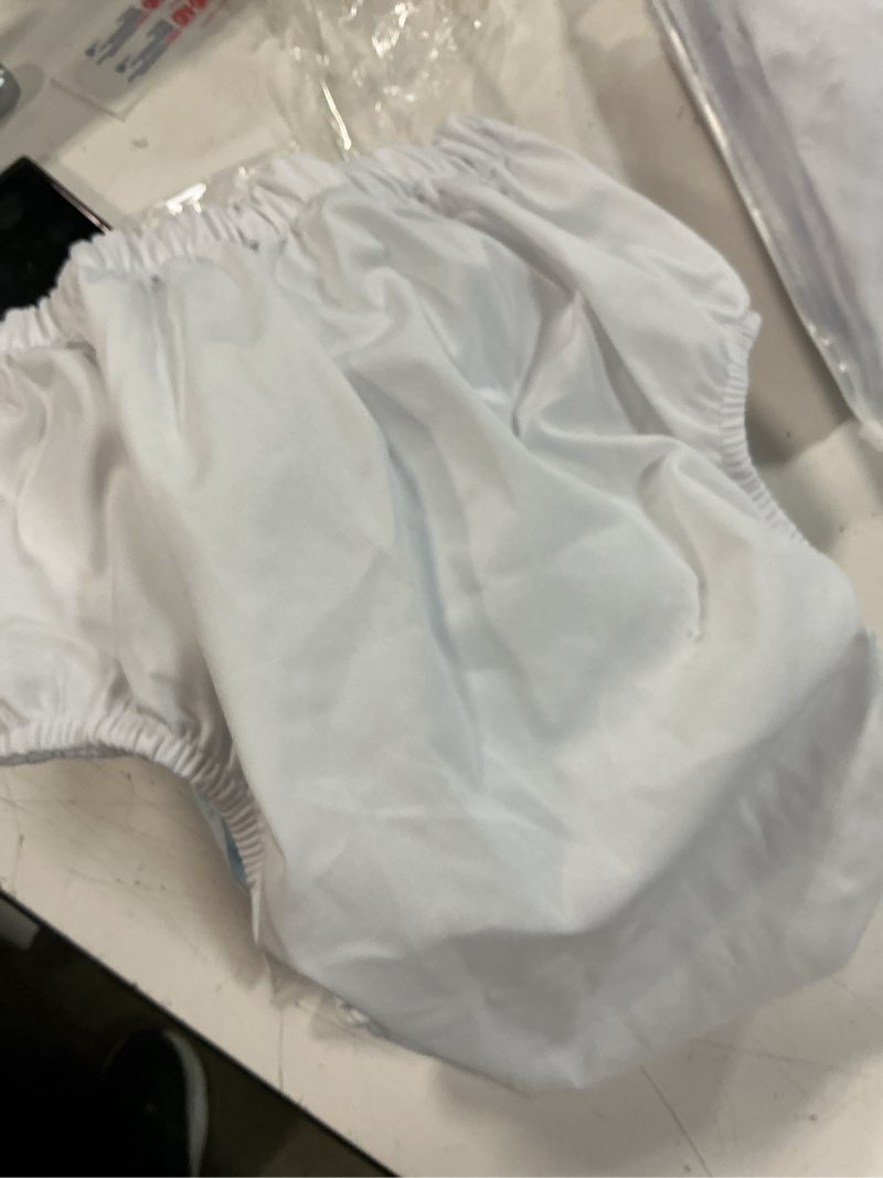 Condition photo showing Good Condition for 4 pack adult diaper cover, washable pull on incontinence pants plastic diapers reusable waterproof underwear large