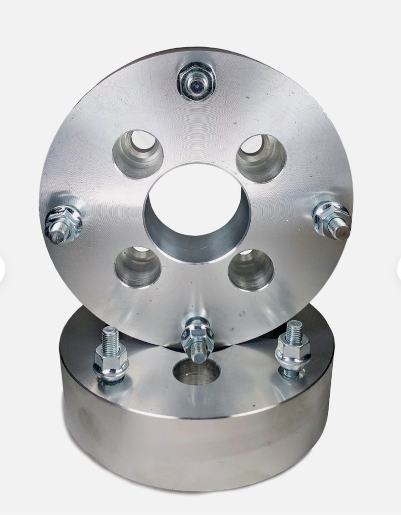 4x100 to 4x110 US Wheel Adapters 2 Inch Thick 12x1.5 Lug Studs Spacers x 2 Rims