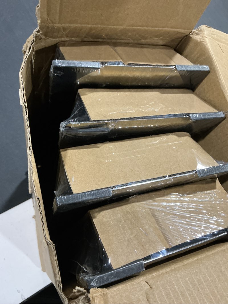 Condition photo showing Good Condition for 4x12 inches 4 pack heavy duty walkable floor register - easy adjust air supply lever decorative floor vent covers, savannah design vent covers for home - antique brass 4x12 inches antique brass 4pcs