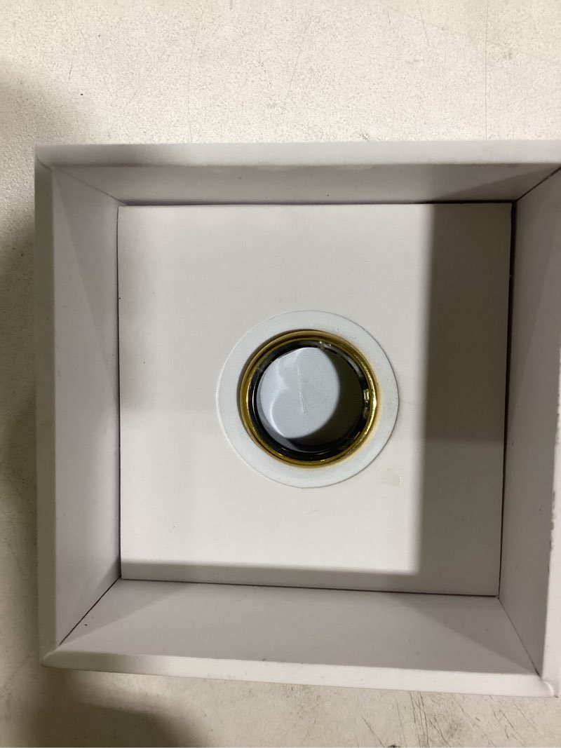Condition photo showing Good Condition for ringconn gen 2, world’s first smart ring with sleep apnea monitoring, no app subscription, 12-day battery life, stress/heart rate/women's health tracker, android & ios compatible (black, size 8) matte black 8