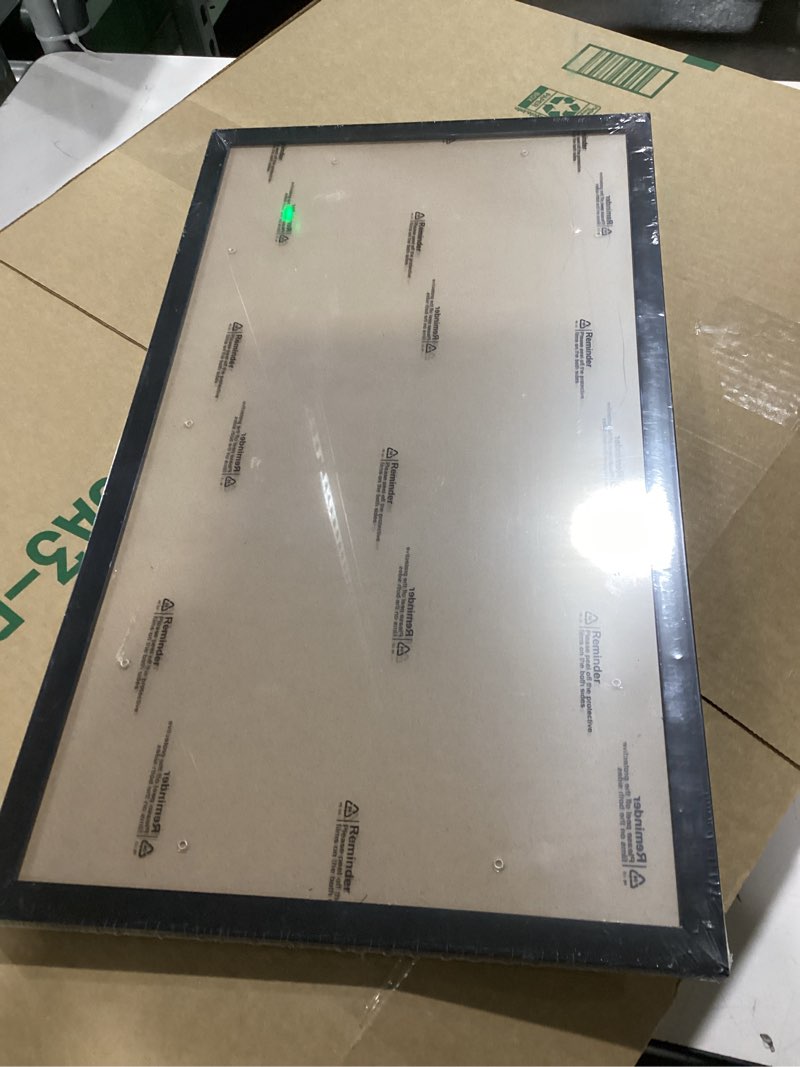 Condition photo showing Good Condition for HUKONHEP 11x20 Black Picture Frames, Photos Frame with Plexiglass, Wall Gallery Photo Frames, Horizontal and Vertical for Wall Mounting, Home Office Decoration 11"x20"
