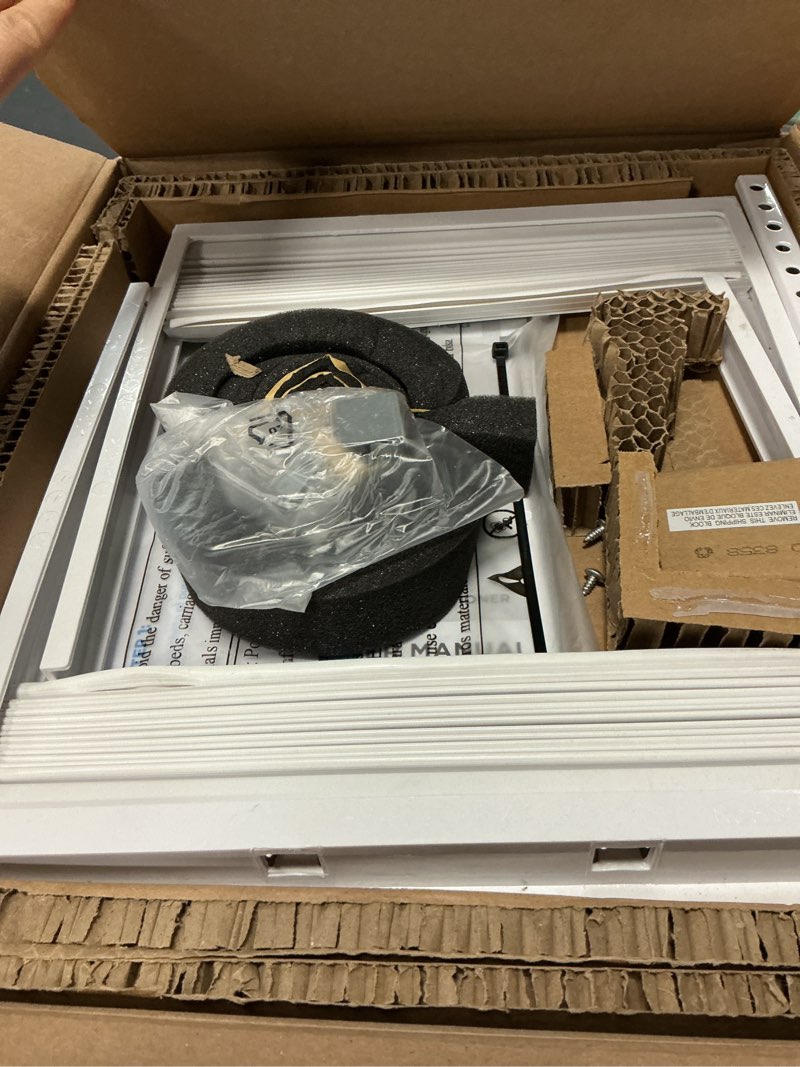 Condition photo showing Good Condition for midea 5,000 btu 150 sq ft mechanical window air conditioner, white, maw05m1wwt-n, new