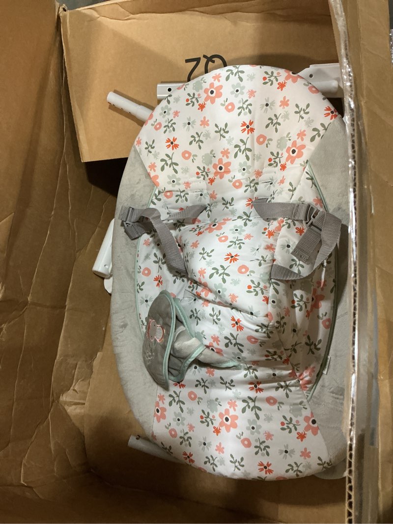 Condition photo showing Good Condition for ingenuity inlighten 5-speed baby swing - swivel infant seat, 5 point safety harness, nature sounds, lights - nally owl