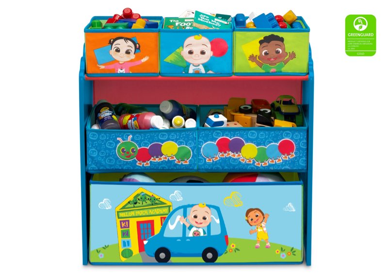 Delta Children - storage bin toy organizer cocomelon