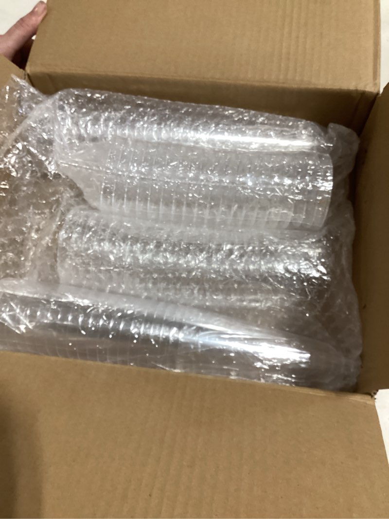 Condition photo showing Good Condition for surehome plastic champagne flutes 40 pack disposable champagne glasses 5oz clear plastic mimosa glasses wedding cocktail cups bulk for new years eve party supplies 2025 engagement birthday decorations clear 40 count (pack of 1)