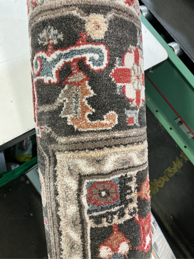 Condition photo showing As Is for legacy loom area rug 78inch x114inch