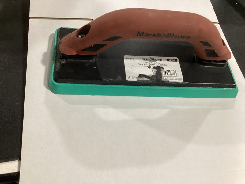 Condition photo showing As Is for marshalltown ef87d epoxy grout float 10x4