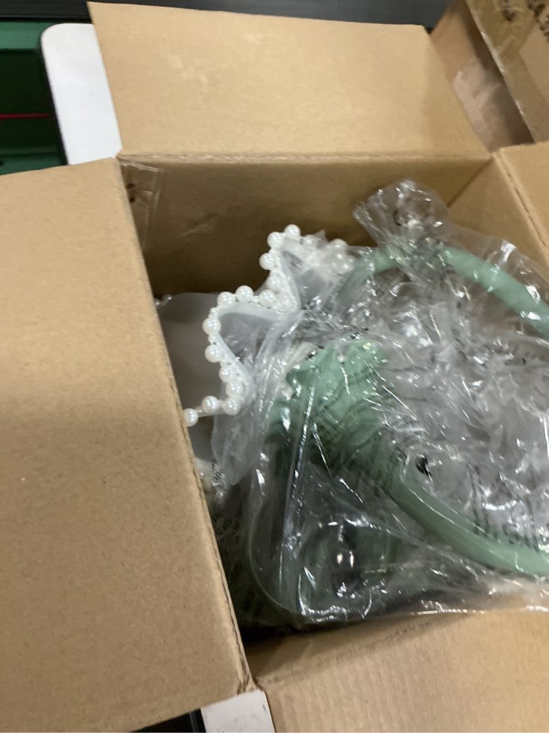 Condition photo showing Good Condition for aqdzcnf flower table lamp,led reading light bedside vintage flower night light,3 colors modes kawaii bedside lamps decor,living room bedroom room lighting table lamps home decoration (green pearls)
