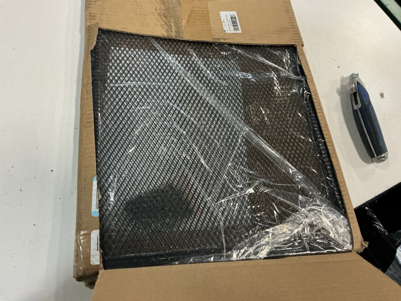Condition photo showing New/Like New for screen door protector, adjustable rv screen door guard 24inch high - fits door widths 30" - 36", easy-to-install, entry protector for pet protection (black, 24inch high) 24inch high black