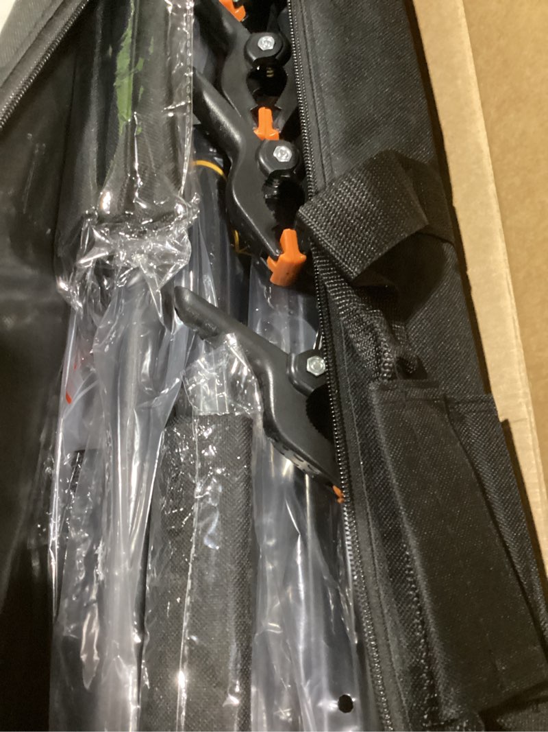 Condition photo showing Good Condition for EMART Backdrop Stand 10x7ft(WxH) Photo Studio Adjustable Background Stand Support kit with 2 Crossbars, 8 Clamps, 2 Sandbags and Carry Bag for Parties, Events Decoration, Wedding, Photography