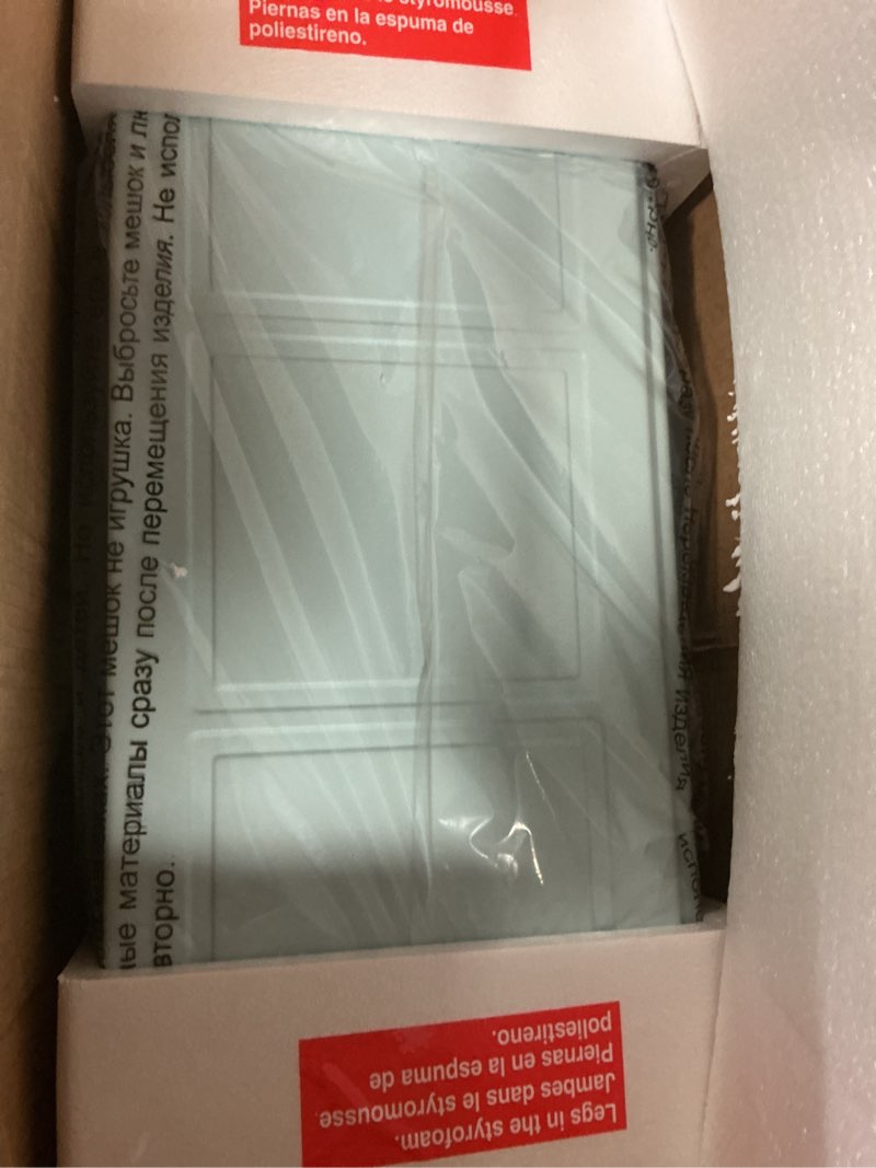Condition photo showing As Is for duraflame Infrared Quartz Electric Stove Heater - DFI-591-11 - Sky Blue