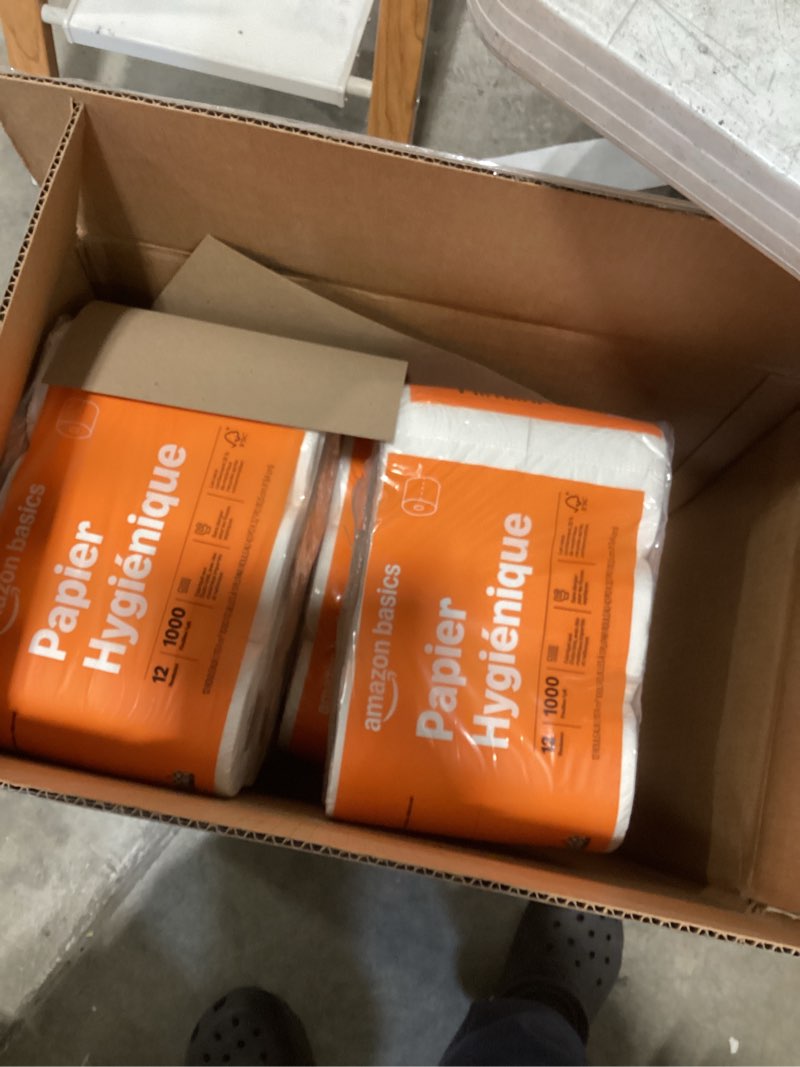 Condition photo showing Good Condition for amazon basics 1000 sheet 1-ply bath tissue, 48 rolls (4 packs of 12), septic safe