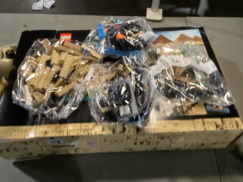 lego architecture great pyramid of giza set 21058, home décor model building kit, creative diy activ