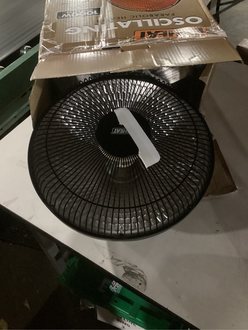 Condition photo showing Good Condition for EZ Heat Oscillating Parabolic Dish Heater