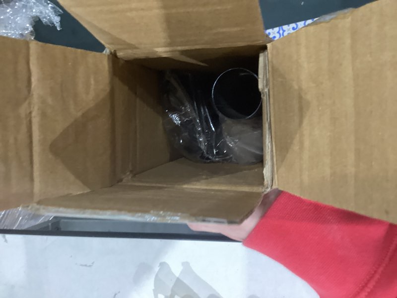 Condition photo showing Good Condition for aizesi 41-144 inch heavy duty black tension curtain rod - no drilling, adjustable, rust-resistant for outdoor, living room, window, bathroom black 41" to 144"