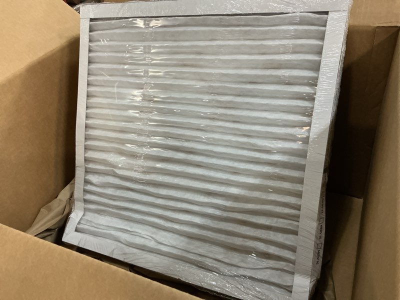 Condition photo showing Good Condition for bnx trufilter 20x20x1 air filter merv 13 (6-pack) - made in usa - electrostatic pleated air conditioner hvac ac furnace filters for allergies, pollen, mold, bacteria, smoke, allergen, mpr 1900 fpr 10 merv 13 20x20x1 6-pack