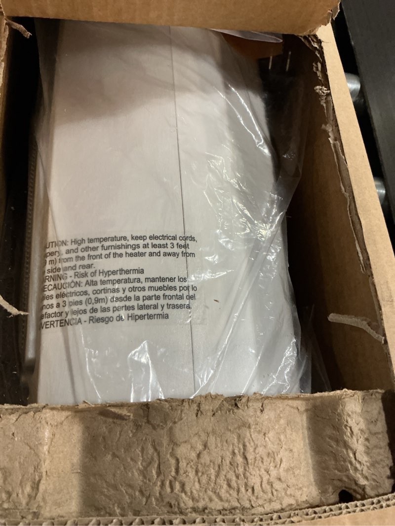 Condition photo showing Good Condition for Lasko Oscillating Ceramic Tower Space Heater for Home with Overheat Protection, Timer, 22.5 Inches, Silver, 1500W, 5775