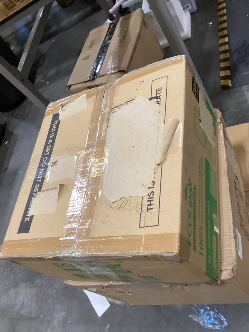 Condition photo showing Good Condition for compostable clamshell take out food container