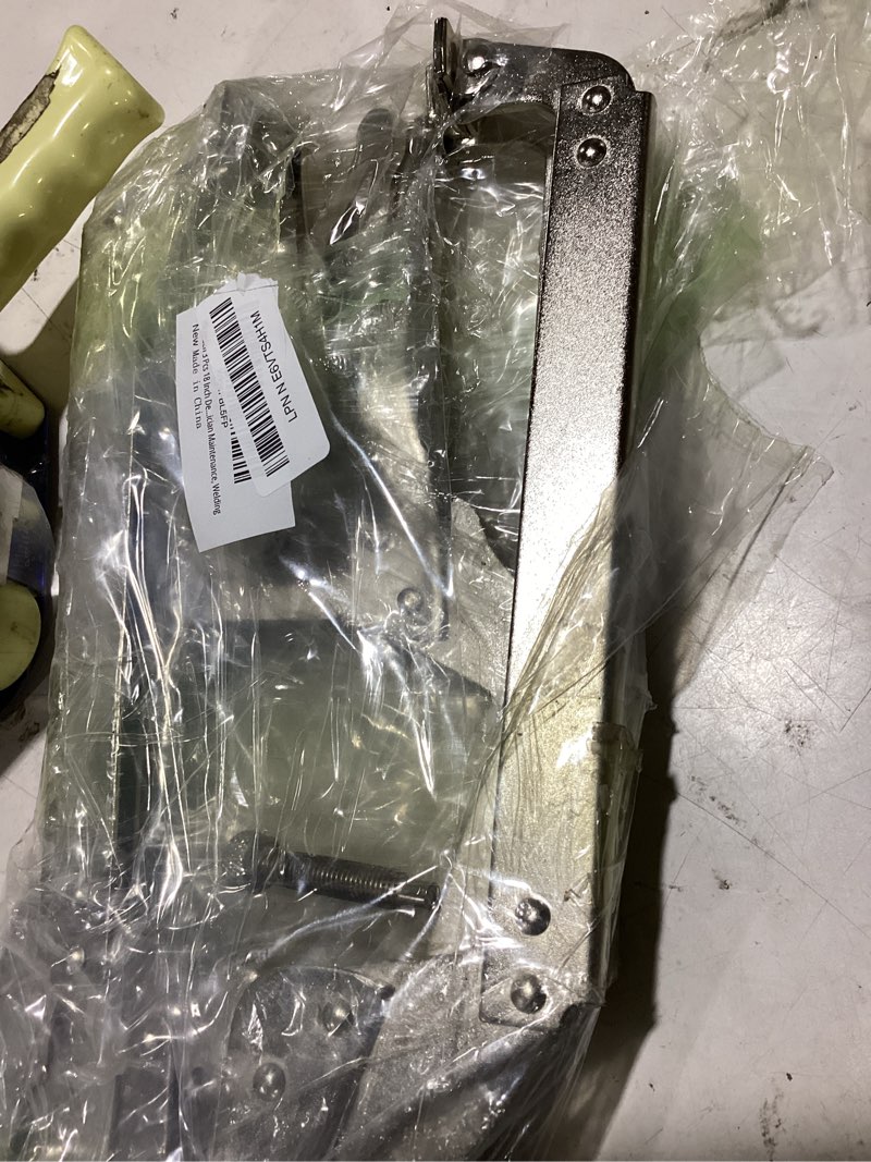 Condition photo showing As Is for hiceeden 3 pcs 18 inch deep c clamp with swivel pads, heavy duty welding clamps welding pliers, adjustable locking pliers for woodworking, electrician maintenance, welding