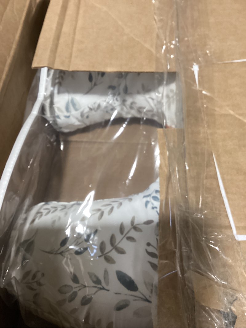 Condition photo showing Good Condition for Boppy Nursing Pillow - Ergonomic Bottle & Breastfeeding Pillow with High, Firm, Large Area, Water-Repellent Cushion with Washable Cover; Baby Safety Alliance Verified - Sage Green Leaf New Nursing Pillow Green Sage Leaf