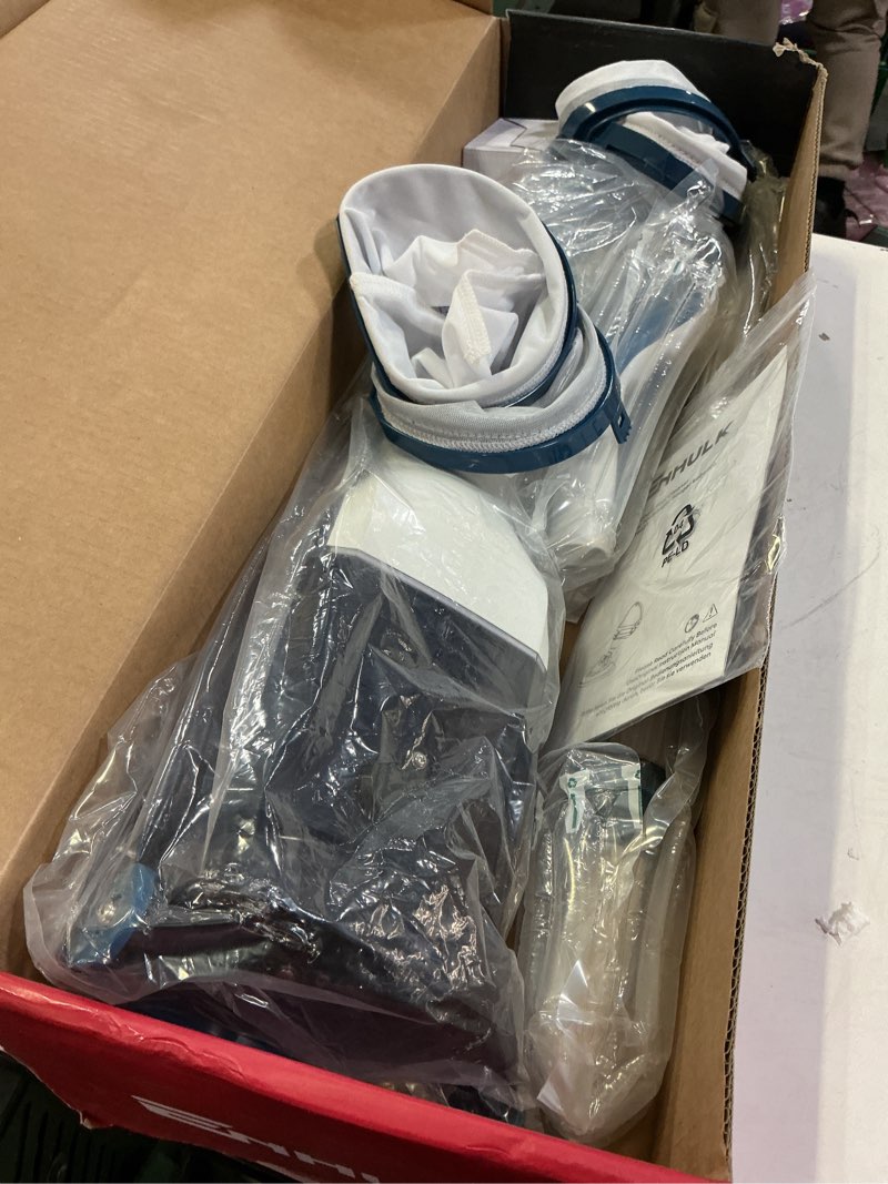 Condition photo showing Good Condition for Enhulk Rechargeable Handheld Cordless Pool Vacuum for Above Ground Pool and Inground Pool(2025 Upgraded),60-Minute Runtime,Powerful Suction up to 18.5 gallons/min, Efficient Leaf and Debris Removal L2 Blue