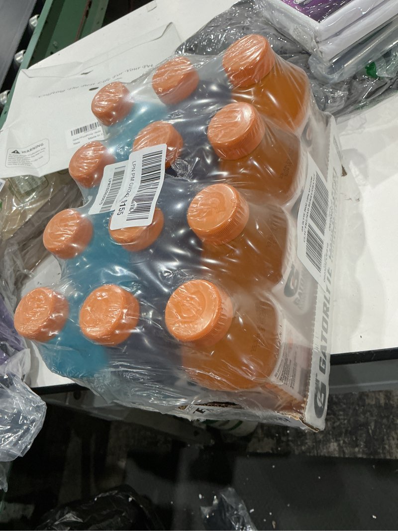 Condition photo showing Good Condition for gatorlyte rapid rehydration electrolyte drink, 3 flavor variety pack 2.0, specialized blend of 5 electrolytes, lower sugar, no artificial sweeteners, no artificial flavors, 20 fl oz bottles (12 pack) mixed berry variety