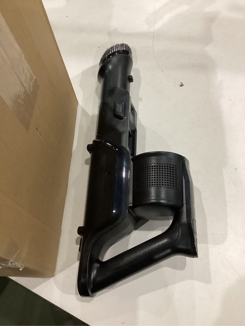 Condition photo showing As Is for incomplete )))))vcandy cordless vacuum cleaner,45mins vacuum cleaners for home,stick vacuum,strong suction,removeable battery,anti-tangle,one click clean,lightweight handheld for hardwood floor carpet pet hair car purple