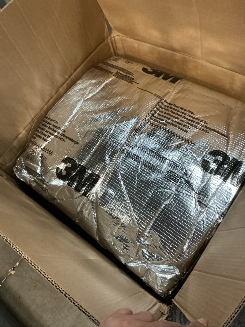 Condition photo showing Good Condition for 3m fire barrier duct wrap 615+, space-saving, commercial kitchen grease and ventilation ducts applications, 24 in x 25 ft, 1 roll 24 in x 25 ft wrap