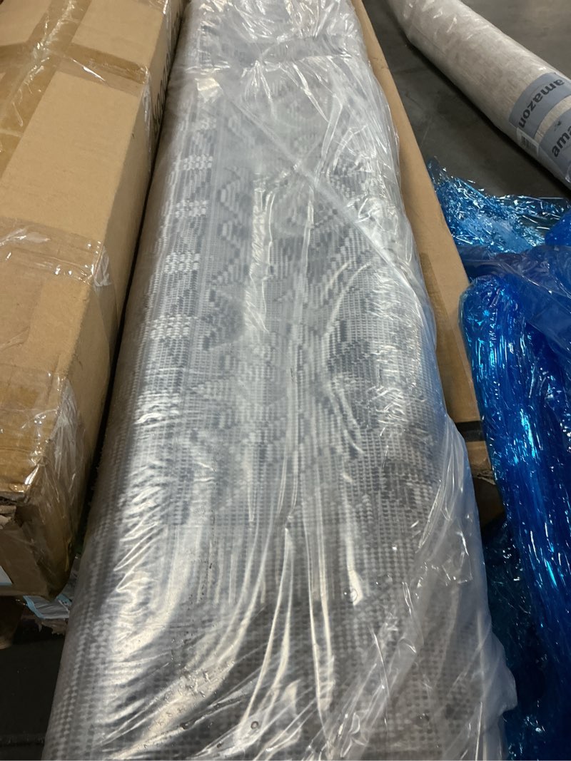 Condition photo showing Good Condition for Home Dynamix Premium Sakarya Traditional Medallion Border Area Rug, Gray, 7'8"x10'7" Rectangle Grey/Ivory 7'8" x 10'7" (Rectangular)