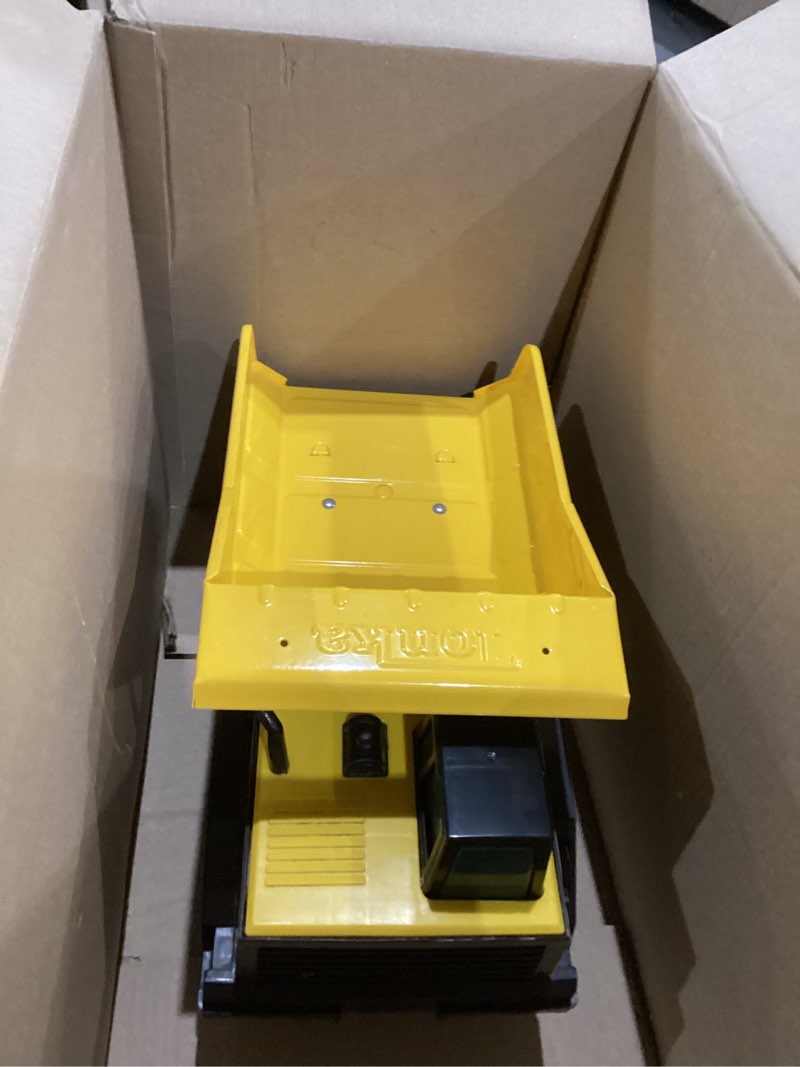 Condition photo showing Good Condition for Tonka Steel Classics Mighty Dump Truck - Made with Steel & Sturdy Plastic, Yellow Toy Construction Truck, Boys and Girls, Kids, Toddlers, Ages 3+