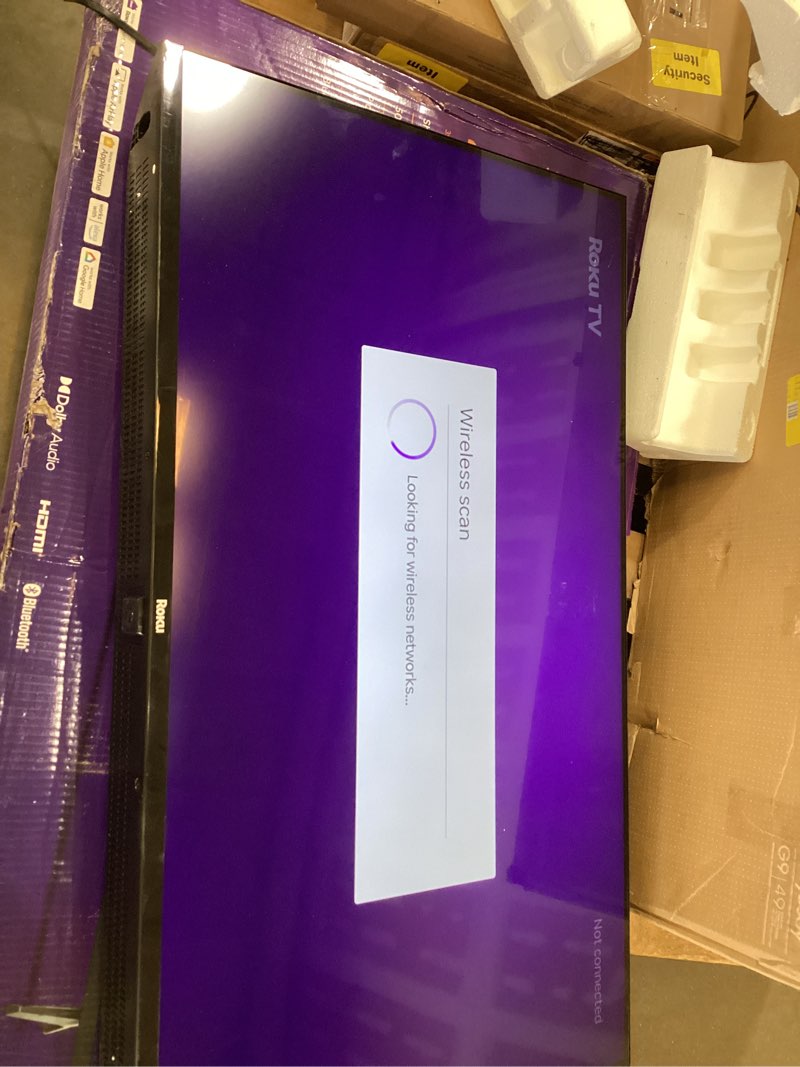 Condition photo showing Good Condition for roku smart tv – 40-inch select series, 1080p full hd tv – roku tv with voice remote – flat screen led television with wi-fi for streaming live local news, sports, family entertainment