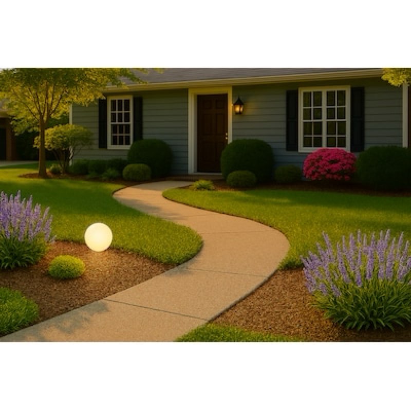harbor breeze 1 -lumens white solar led outdoor path light ( 3000-k )