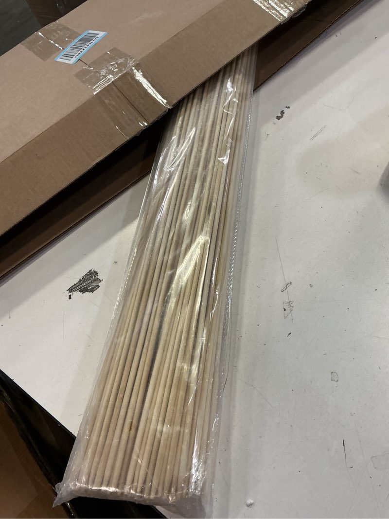 Condition photo showing Good Condition for Smores Sticks 36" Long 5 mm Thick, 120 PCS Marshmallow Roasting Smore Sticks Bamboo, Disposable Marshmellow Sticks Camping Heavy Duty SMores Skewers for Outdoor Fire Pits Campfires Hot Dog Sausage