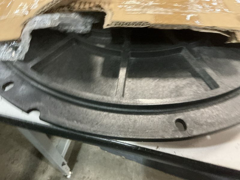 Condition photo showing Good Condition for 20.5 inch sump pump cover plastic submersible sump basic cover black septic tank lid for water pump basin bucket outdoor well (two round holes) 20.5 inch two round holes