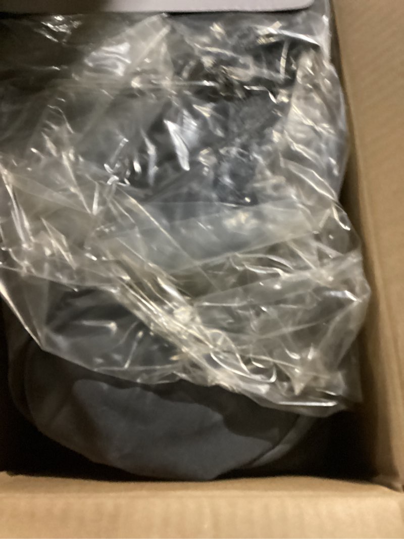 Condition photo showing New/Like New for intex inflatable pull-out sofa: velvety surface, 2-in-1 valve, cupholder, 46" x 88" x 26" - blow-up couch and folding queen size air mattress bed